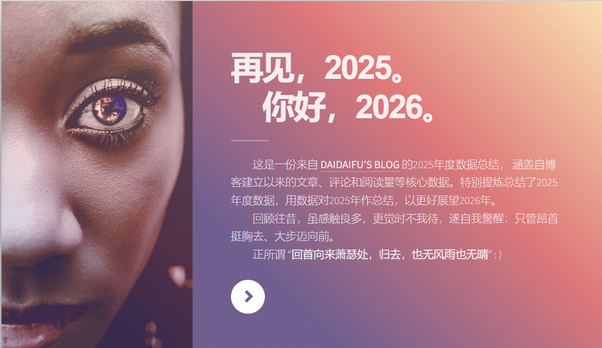叮！您有一份来自2025的年度数据总结